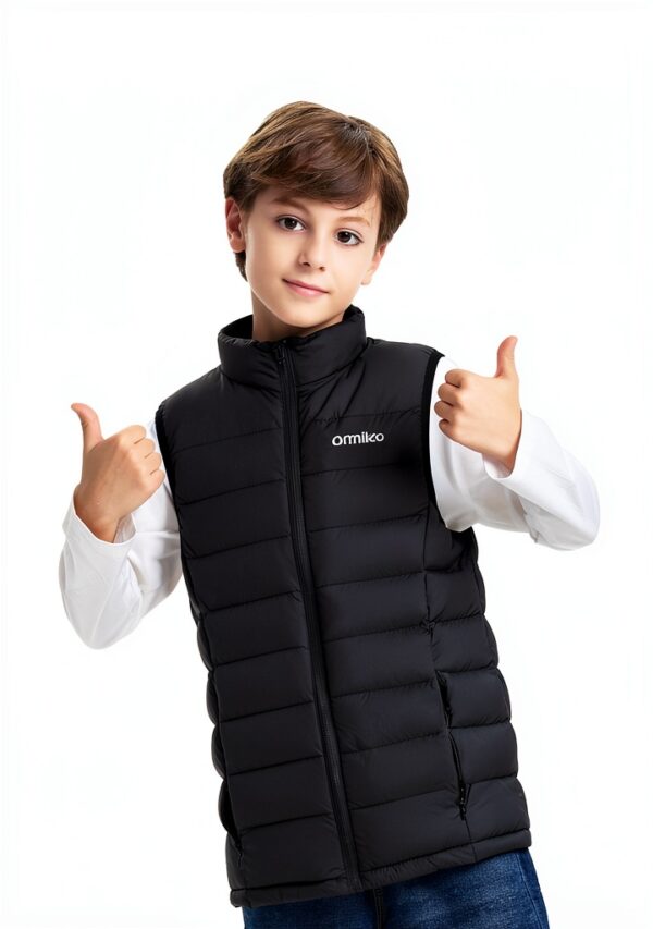 ORRNIKKO Kids Heated Vest Fast Heating Ultra Soft-4